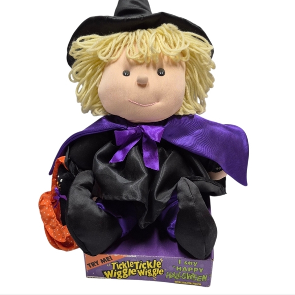 Other - Halloween Witch Plush Doll Says Happy Halloween